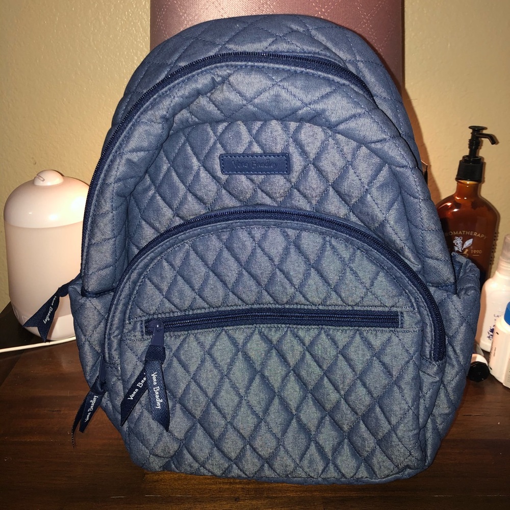 SOLD Vera Bradley demin small backpack